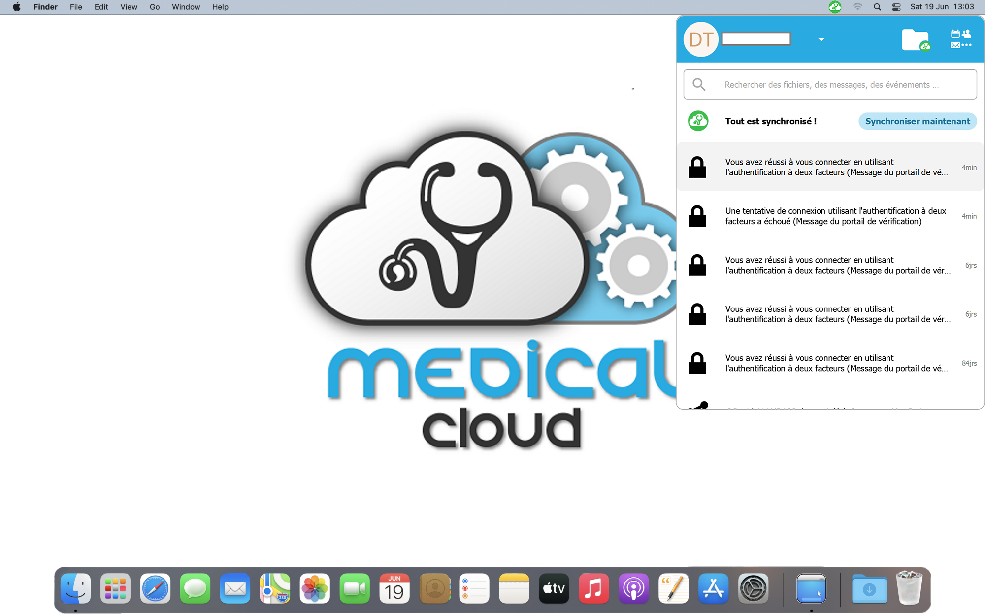 Connexion Medical Cloud - Ecran 5
